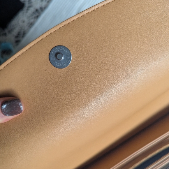 Pixie Mood Zoe Crossbody Vegan  Leather Bag With Removable Strap Light Brown - Picture 9 of 12